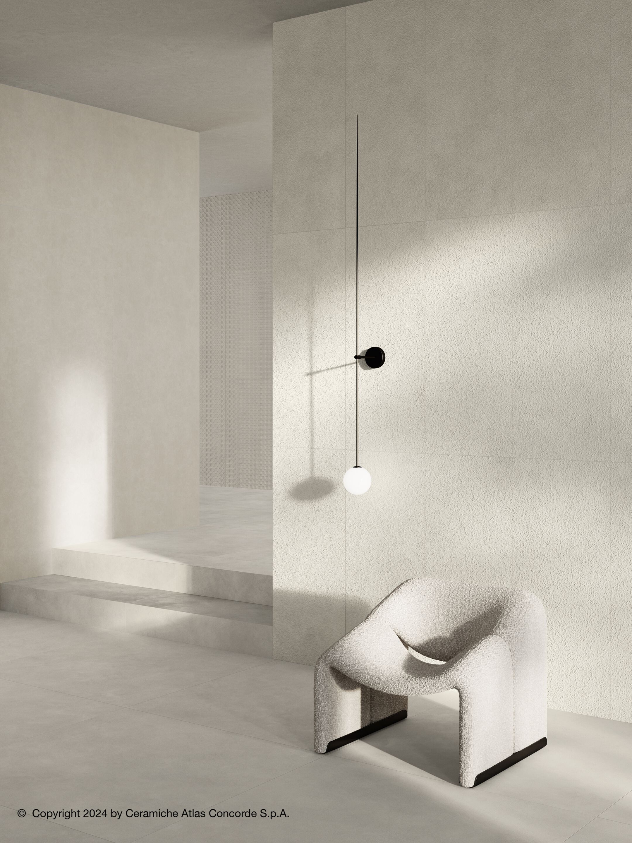 Пол / керамогранит с эффектом цемента Atlas Concorde Boost Expression ARCH-00072605 - Вид №41