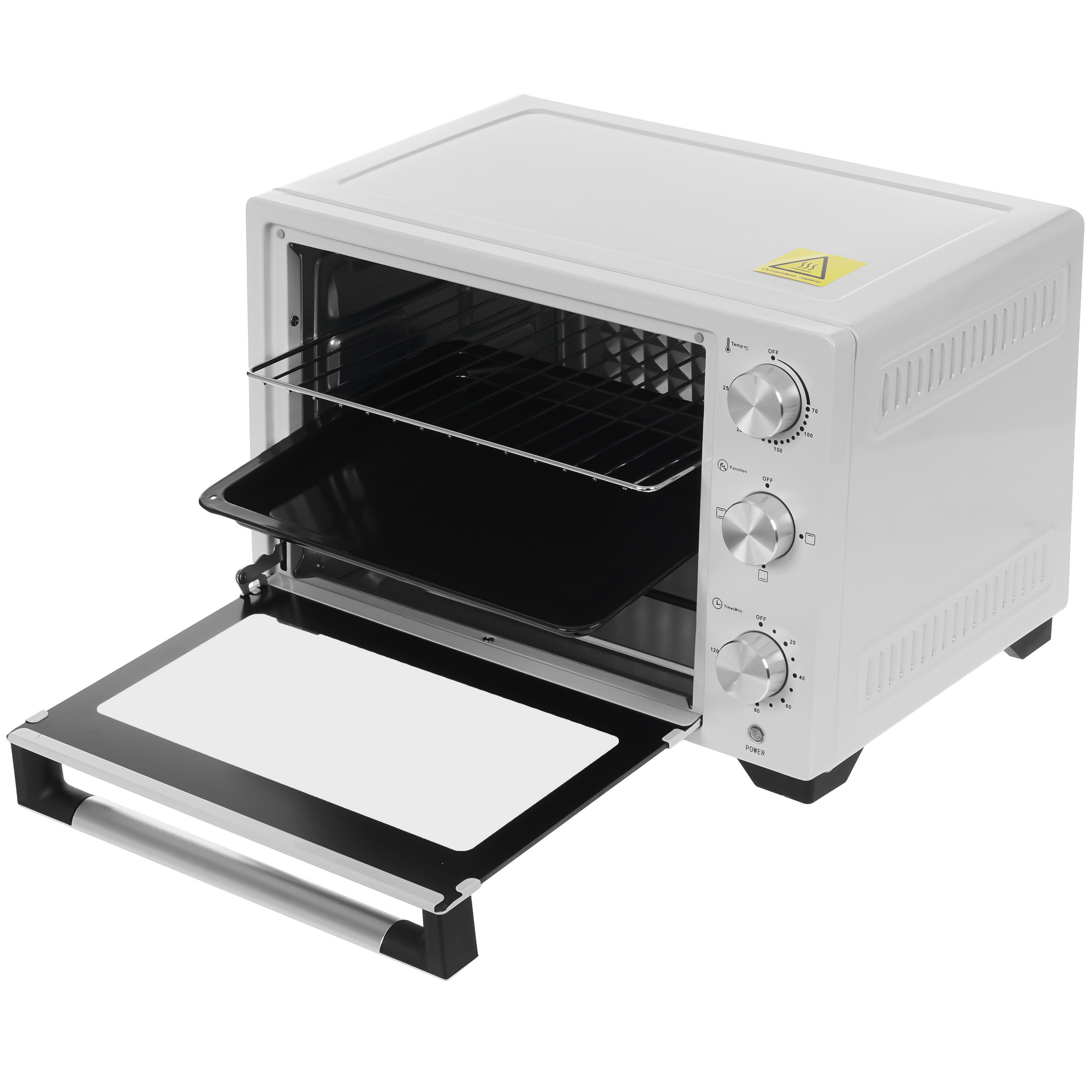 9080962 Мини-печь Kraft KFC-MO 250 HW белый STDN-0032740 - Вид №4