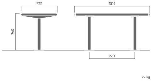 VESTRE Стол для пикника из стали и дерева April sun-id-1381246 - Вид №25