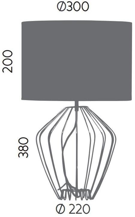 Aromas del Campo Настольная лампа из металла  S1042  - Вид №2