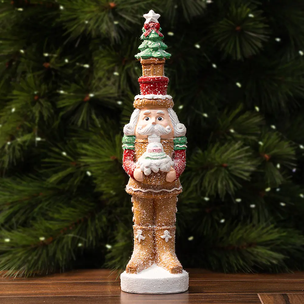 89368999 Декоративная фигура Щелкунчик 40x9 см STLM-1345796 Santreyd Christmas