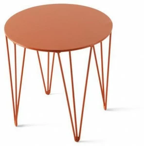 Atipico Круглый журнальный столик из лакированного железа Chele