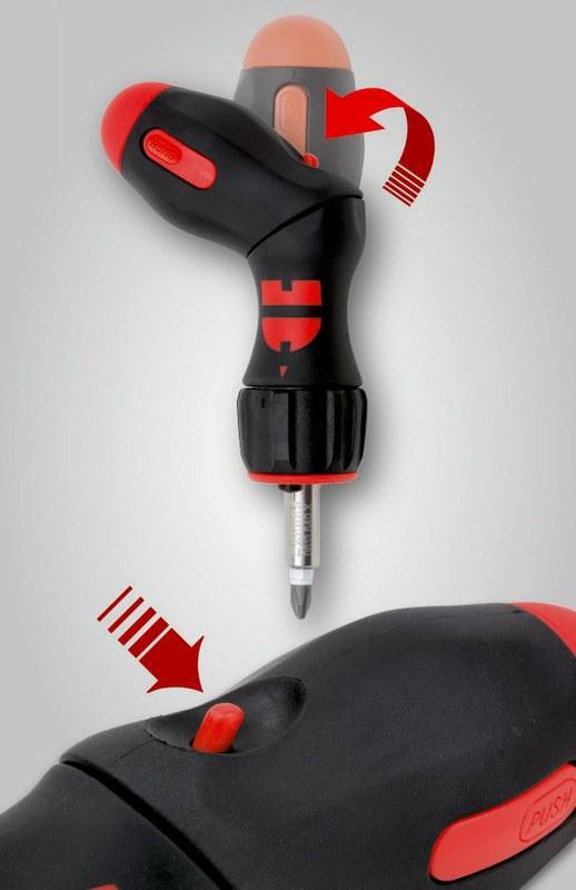 Würth Отвертка-трещотка с пистолетной рукояткой и светодиодной подсветкой Assortimenti cacciaviti 06136401 - Вид №1