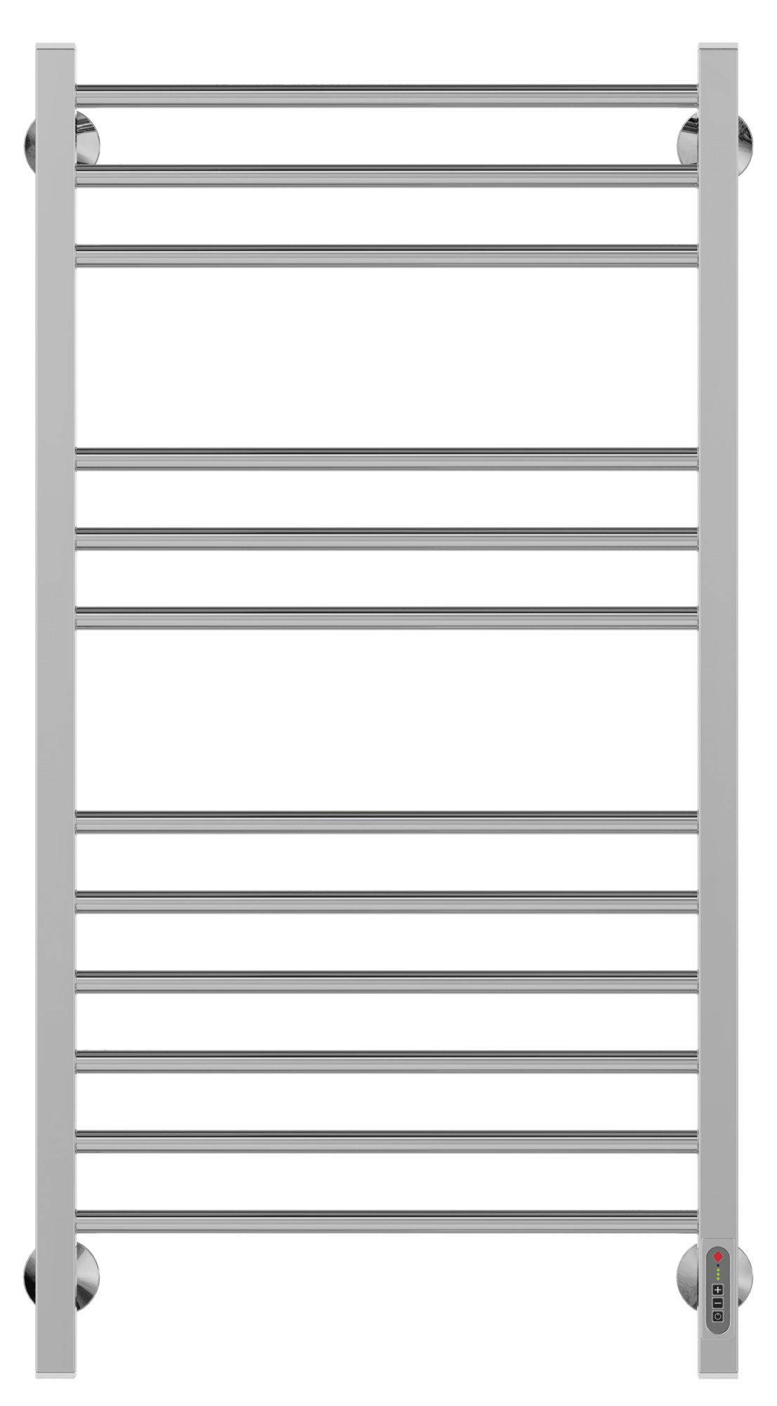 4660059580296 ЭЛЕКТРИКА Сицилия П12 500х1000 (6+3+3) электро (new встроен.диммер) Полотенцесушитель TERMINUS RAL 9003 матовый  - Вид №1