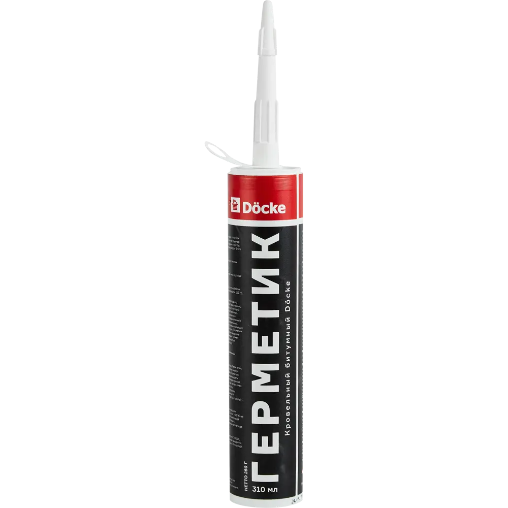 Битумный герметик DÖCKE для кровли и водостоков 310 мл 87480840 STLM-0074000 - Вид №1
