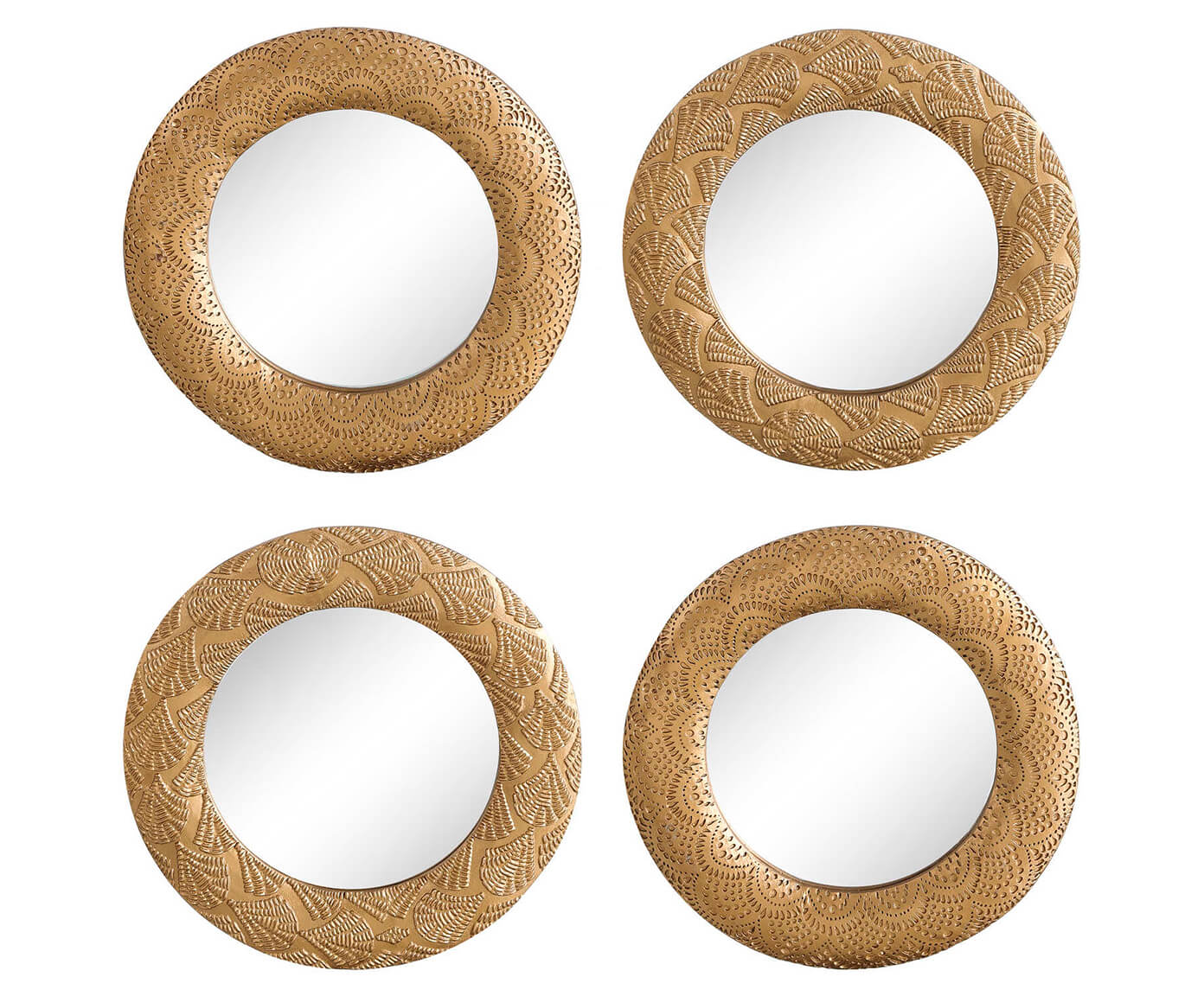 DZ-105-120 ЗЕРКАЛО НАСТЕННОЕ, НАБОР ИЗ 4ШТ TO4ROOMS 