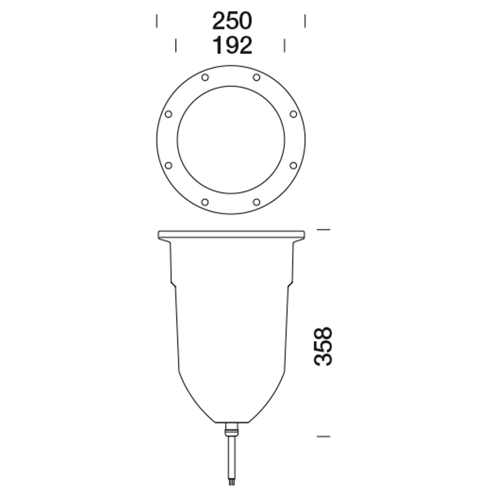 8408561 Встраиваемый в пешеходный пол Platek GRANDE  GRANDE - LED 4000K 9° - Вид №4