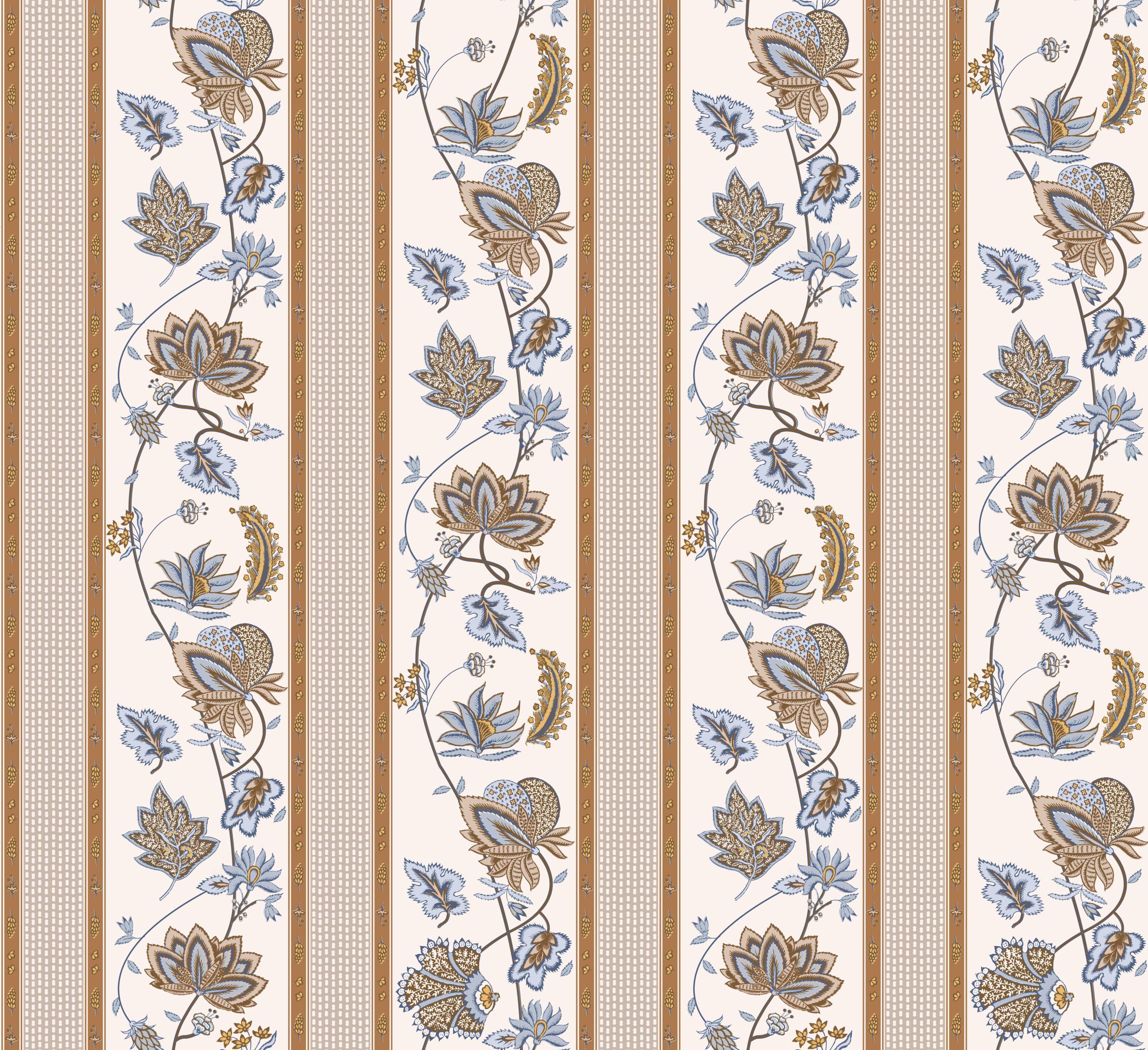 Цветочные узоры нетканые обои LELIEVRE Quenin-Belle Époque ARCH-00044249 - Вид №2