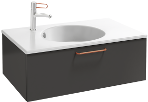 EB2515-R7-N18 Тумба под столешницу 80 см, 1 ящик, бронзовая ручка JACOB DELAFON ODÉON RIVE GAUCHE