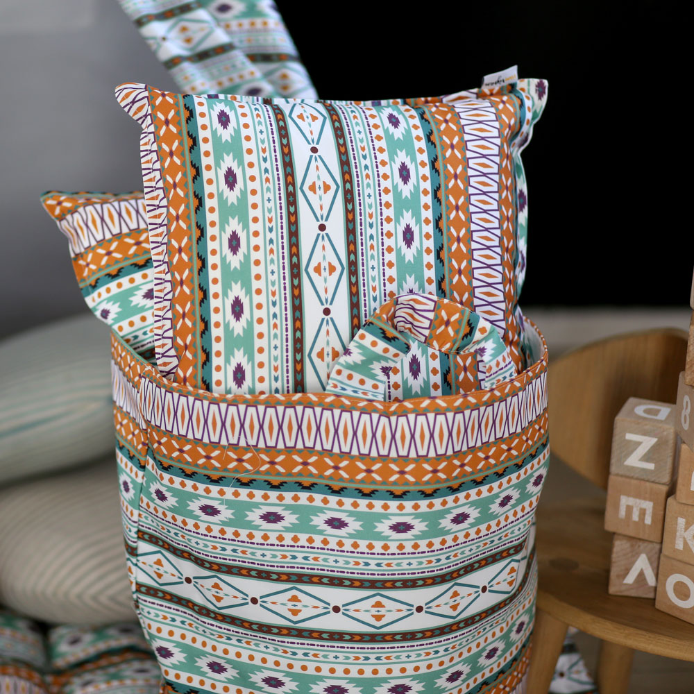 Тканевая корзина Aztec VAMVIGVAM AZTEC 281549 Зеленый;оранжевый Santreyd - Вид №3