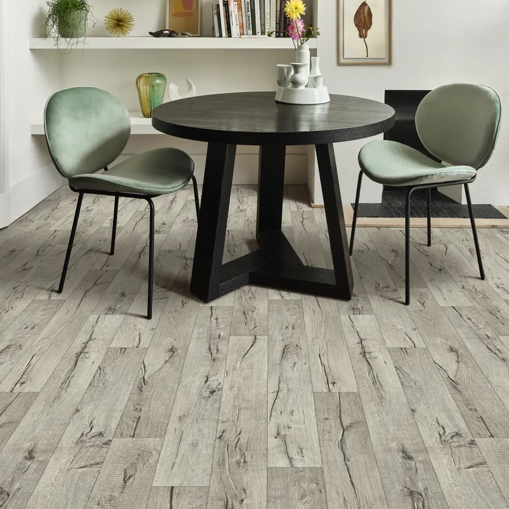 Линолеум бытовой KREAFORTA «Эйпен» 23 класс, серый под дерево, 3 м 89436091 STLM-1581684