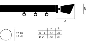 Железный карниз