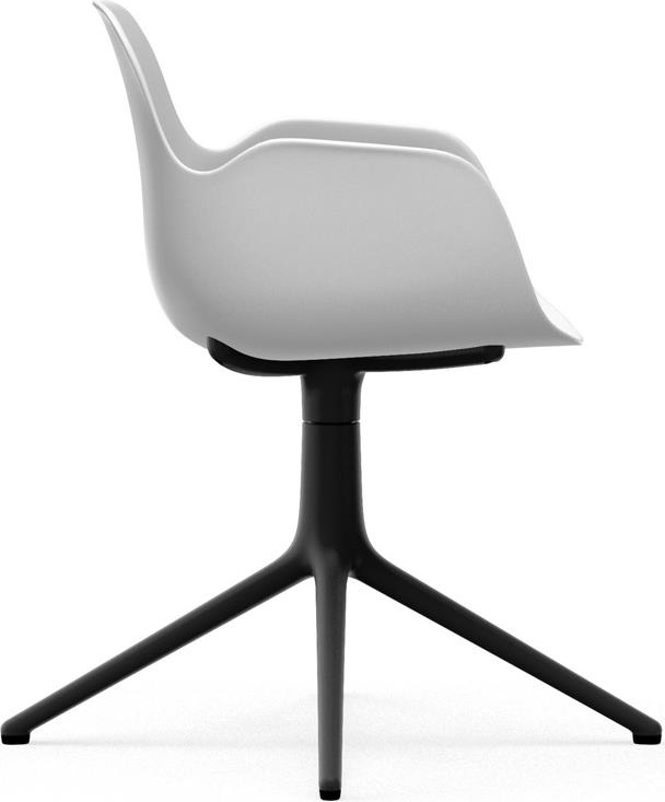 606110 Кресло Swivel 4L Black Alu White Normann Copenhagen Form - Вид №2