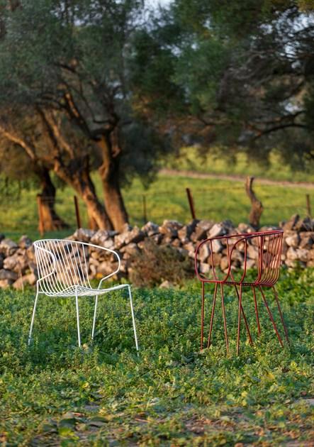 iSimar Стул с подлокотниками, штабелируемый на стальных салазках Bolonia 7207 - Вид №11