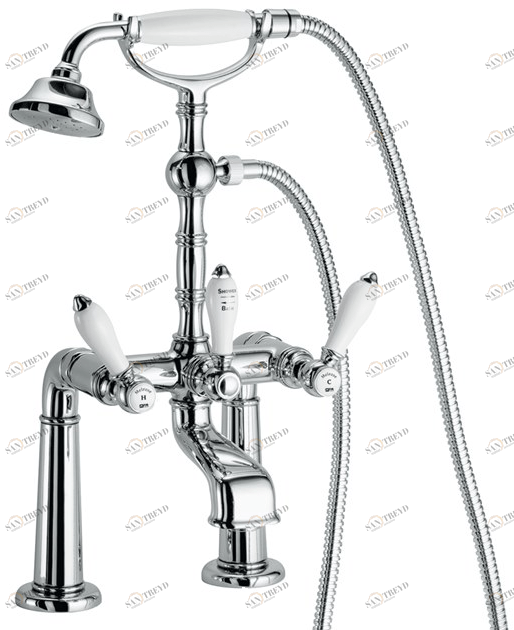 Fir Italia Смеситель для ванны с ручным душем на 2 отверстия Melrose 21 2147802