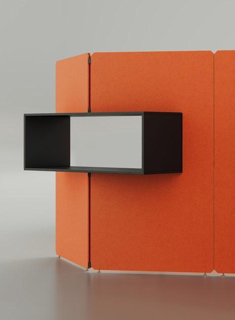 FANTONI Звукопоглощающие модульные офисные перегородки из ткани Hub sun-id-1457128 - Вид №2