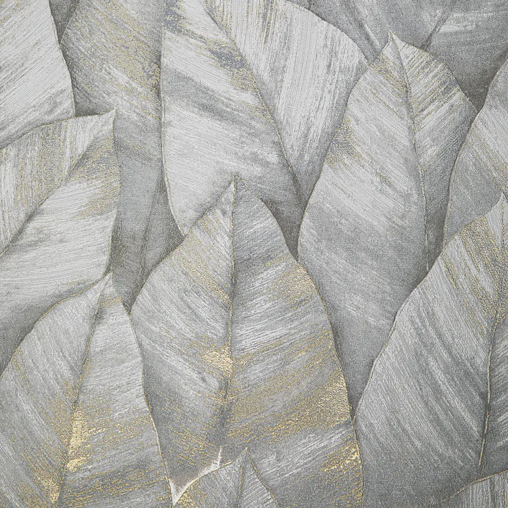 ATELIERO Lagun - флизелиновые обои серые с растительным узором 89395969 STLM-1575458 - Вид №2