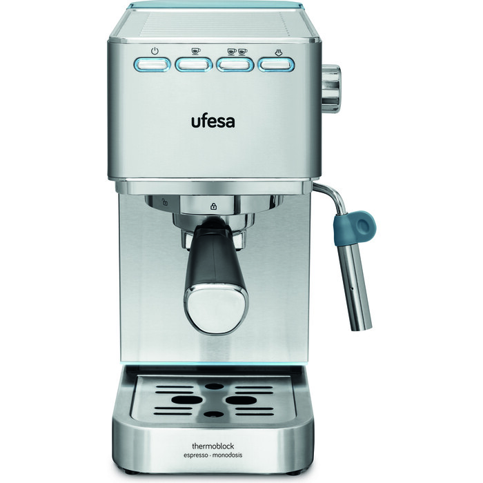 9927945 Кофеварка рожковая UFESA CE8020 Capri серебристый STDN-0080193