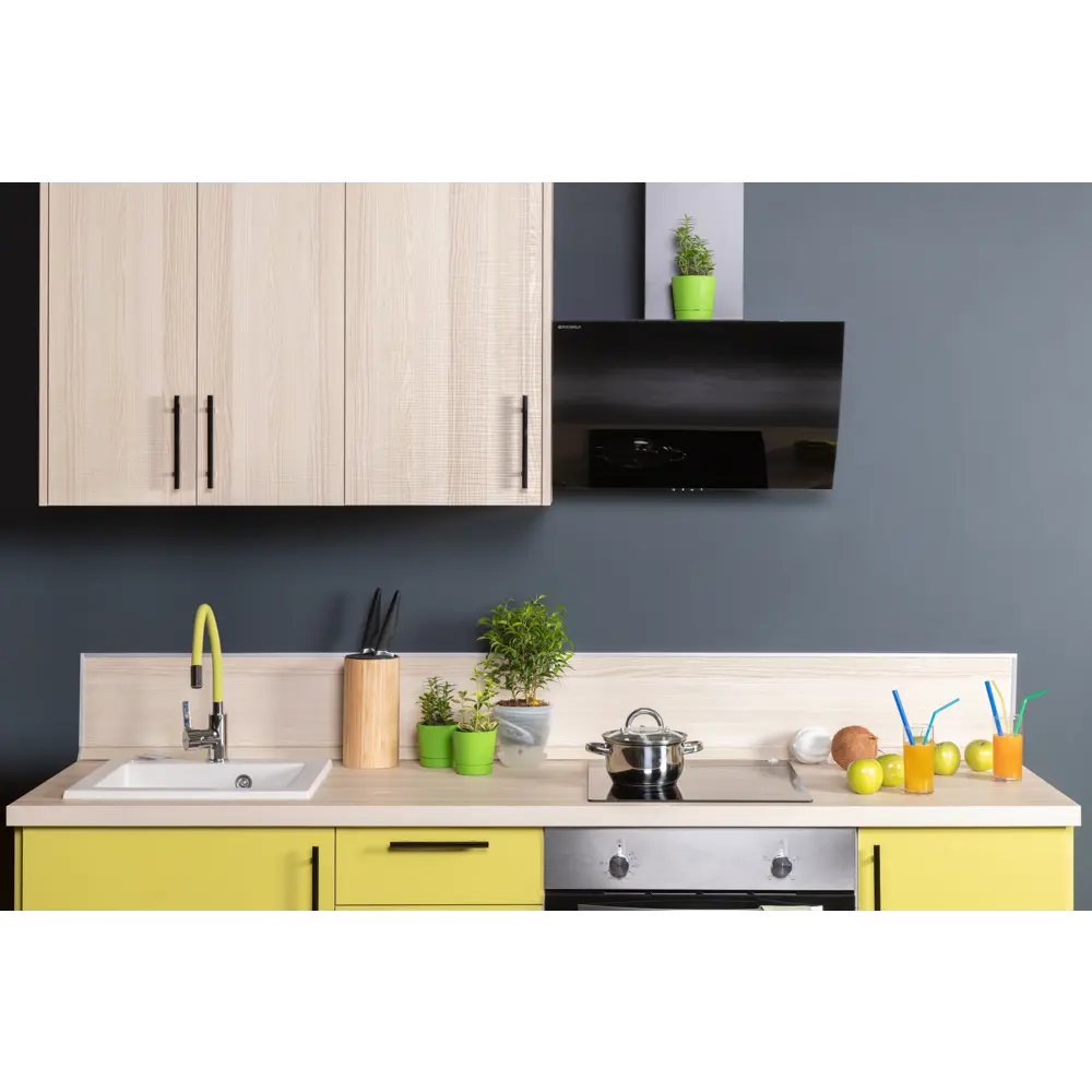 Столешница Браш 240x3.8x60 см ЛДСП цвет бежевый 82118311 STLM-2113126 DELINIA - Вид №8