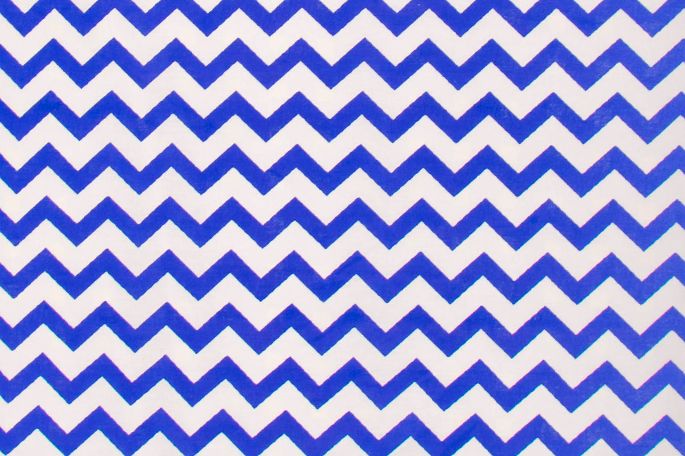 Детское постельное белье "Зигзаги" синее БЕЛЬМАРКО  327405 Синий Santreyd  - Вид №3