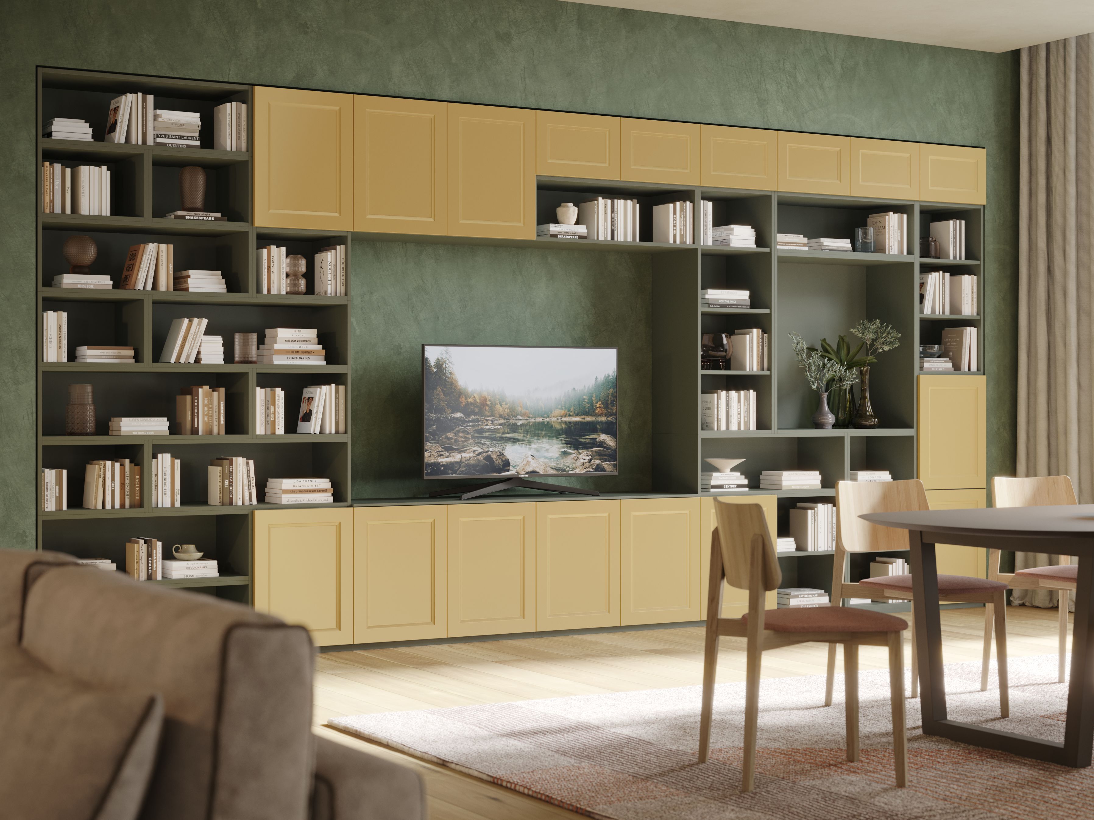 Оборудованная стена Giessegi день за днем ARCH-00072424