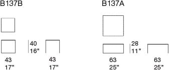 Алюминиевый прямоугольный низкий садовый столик Paola Lenti LIO ARCH-00132624 - Вид №3