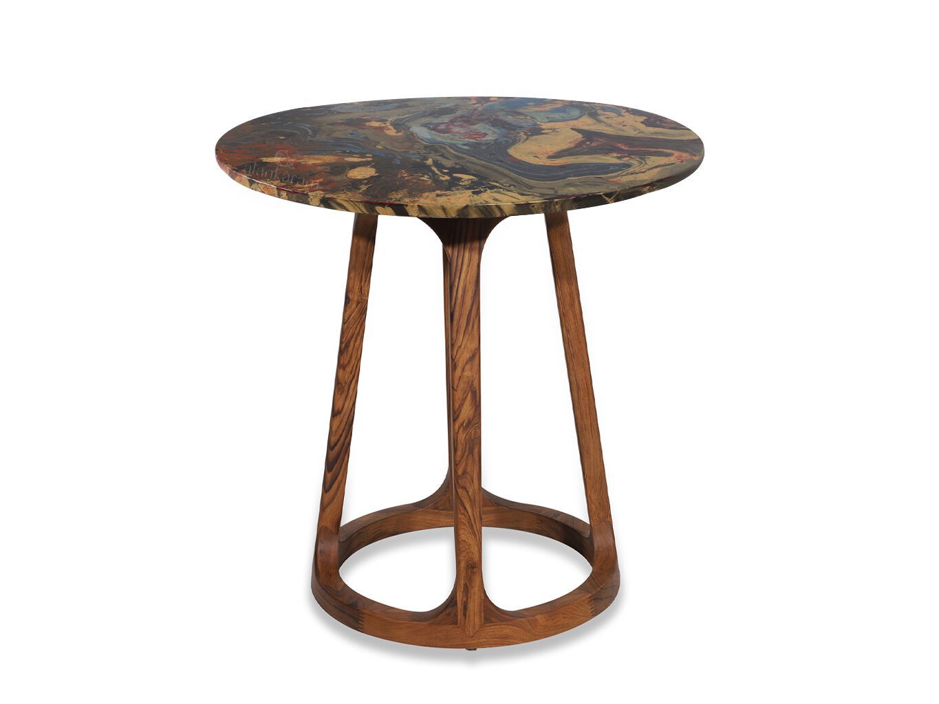 Круглый деревянный стол Alankaram KRUHY ARCH-00109151