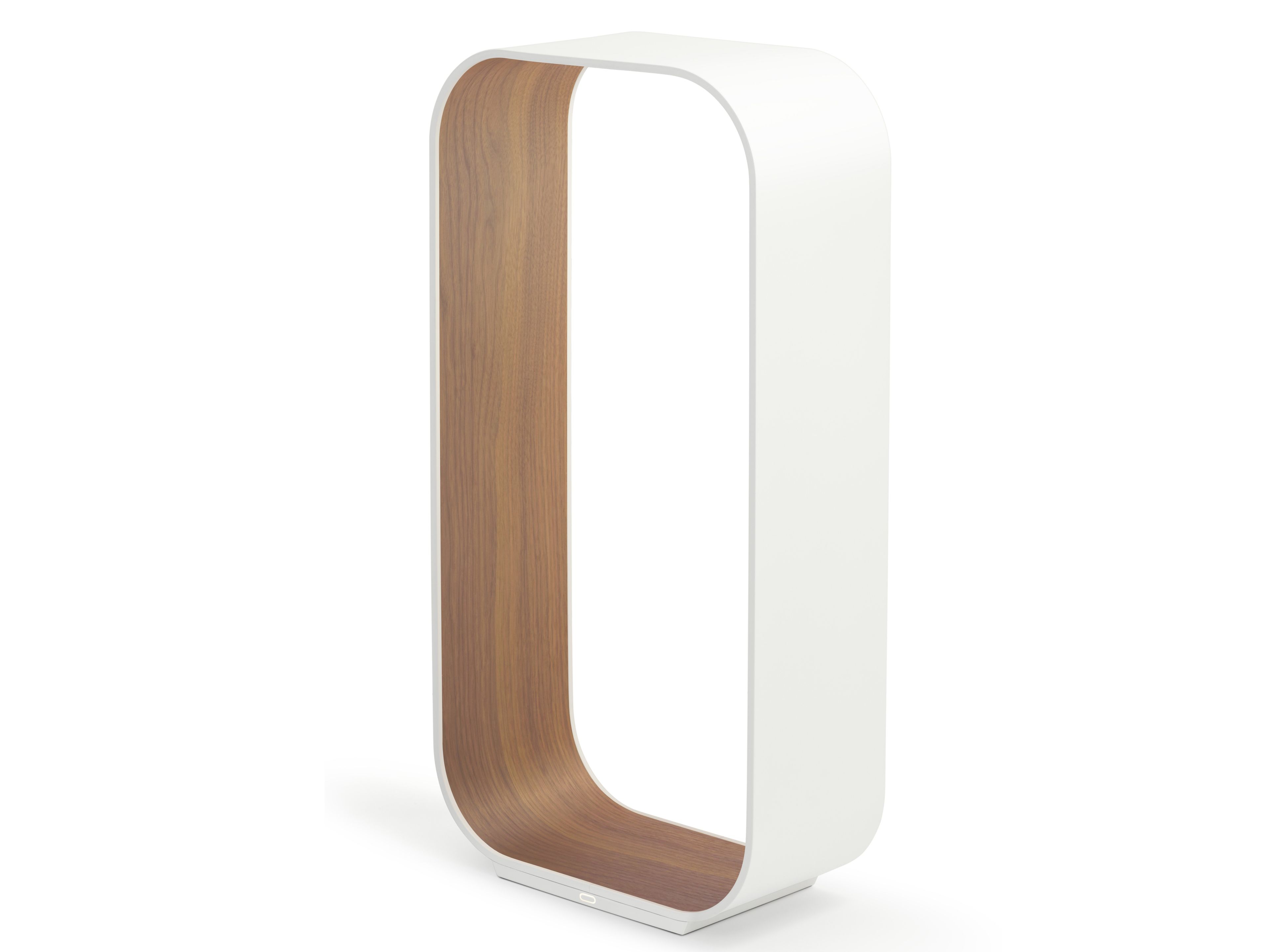 Алюминиевая и деревянная светодиодная настольная лампа с USB-зарядкой Pablo Designs Contour ARCH-00088024 - Вид №2