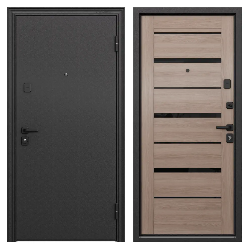 Дверь входная металлическая Ронда 860 мм правая цвет тренто TOREX STLM-2006393