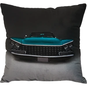 Подушка Машина 40x40 см цвет черно-бирюзовый 87111901 STLM-2191754