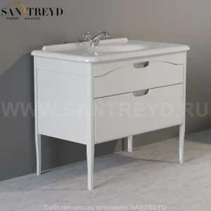 920130 Мебель напольная из дерева под консоль арт. 1049, 100x55. Retro