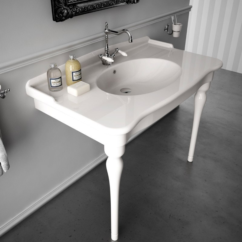 43719 Напольная раковина стоящая овальная Ceramica Hidra ELLADE - Вид №5