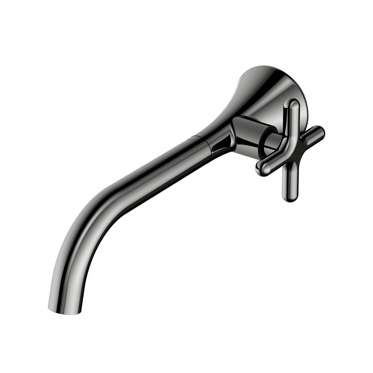 00922248 Смеситель для ванной настенный 230 матовый графит Docol LISS 