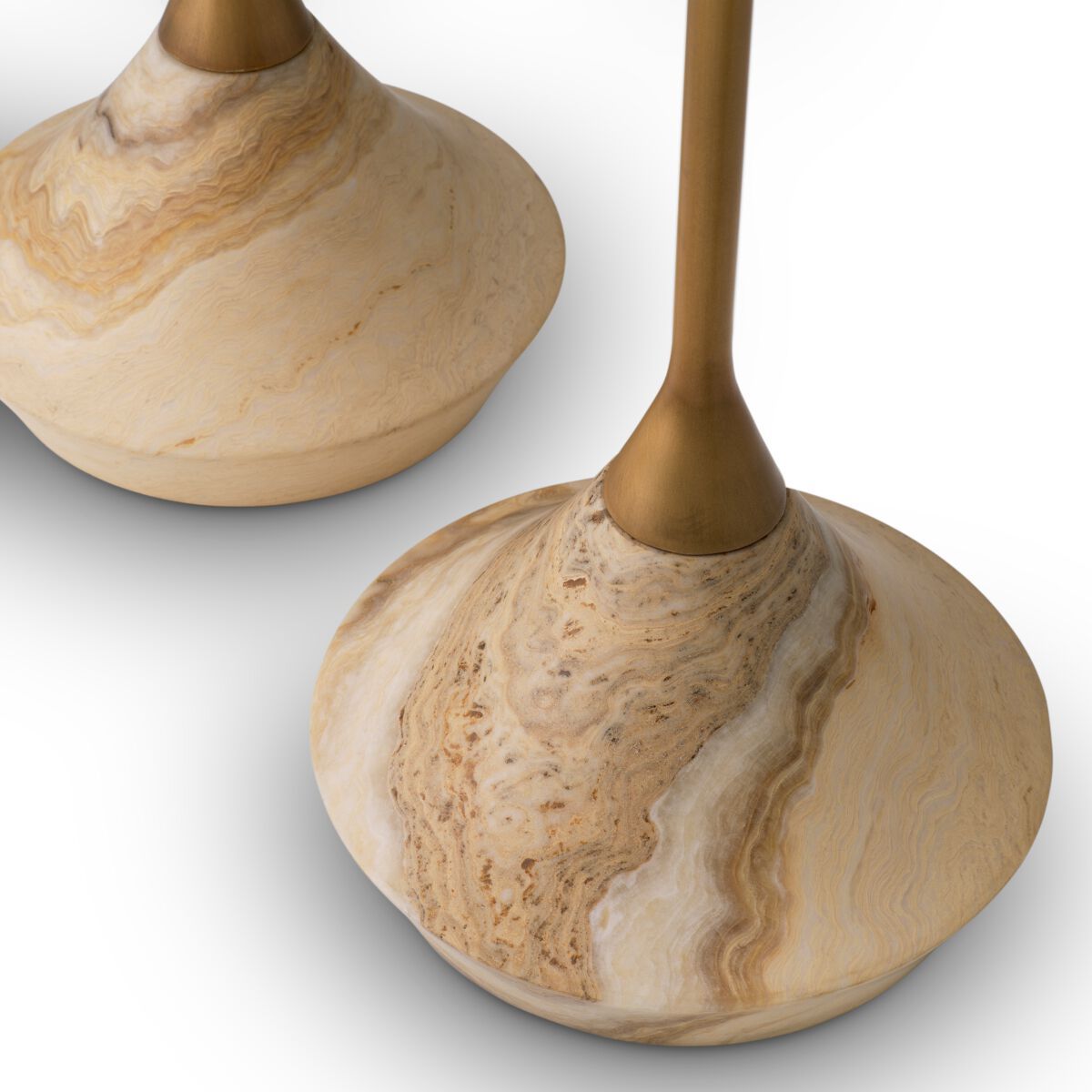 Набор деревянных и латунных журнальных столиков Eichholtz PUGLIA ARCH-00037130 - Вид №5