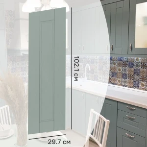 Фасад кухонного шкафа Томари 29.7x102.1см KONSENSA МДФ цвет голубой