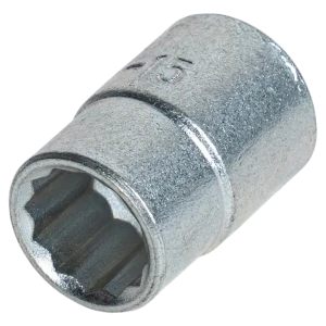 Торцевая головка НИЗ 15 мм 1/2 дюйма двенадцатигранная профессиональная 89432473