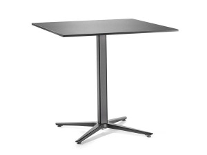 Квадратный алюминиевый стол со спицами