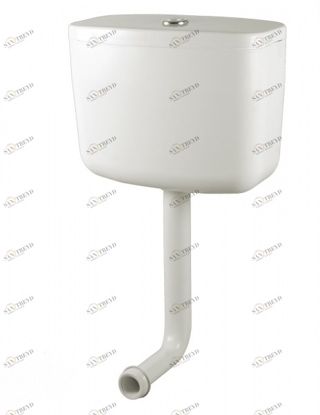 Бачок Технопарк пластиковый среднерасполож. с креплением на стену и трубой (арт. 18) Santreyd 102523