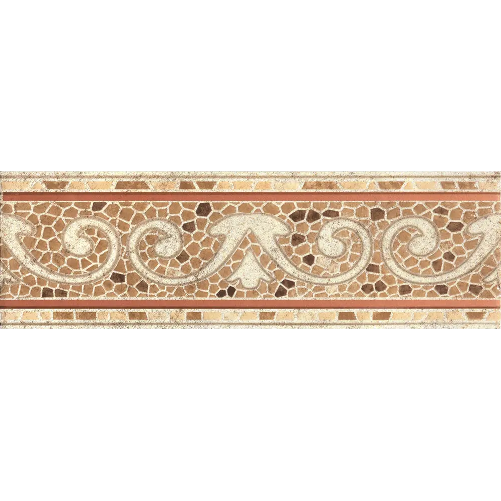 Бордюр напольный LB Ceramics Тенерифе 14x45 см матовый цвет бежевый 88295557 STLM-2199464