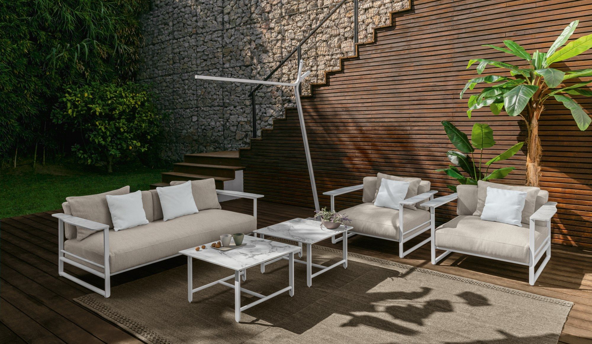 Ткань сани сад стул с подлокотниками Talenti Riviera ARCH-00082940 - Вид №4