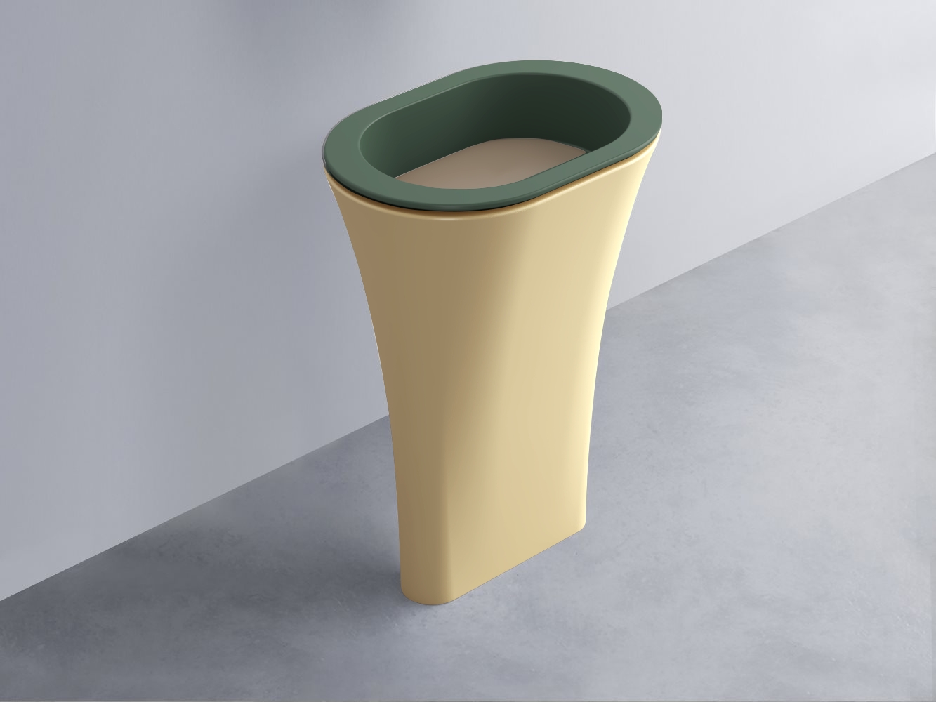 AMLA65-MU+AMPILO-AN+AMCOLO-CN Раковина Amedeo Ovale отдельностоящая cielo Enjoy + Amedeo Ceramica Cielo