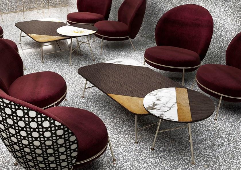 Sicis Низкий прямоугольный деревянный журнальный столик для гостиной sun-id-1443961 - Вид №1