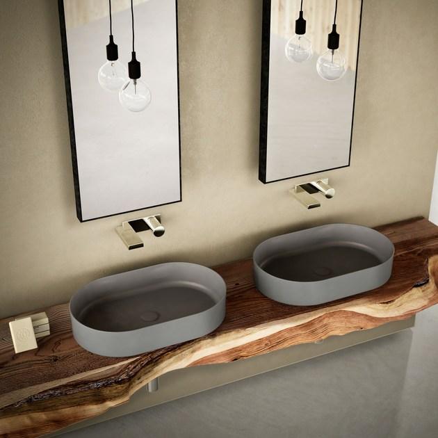 Напольная раковина стоящая овальная Ceramica Cielo SHUI Comfort sun-id-1373067 - Вид №1