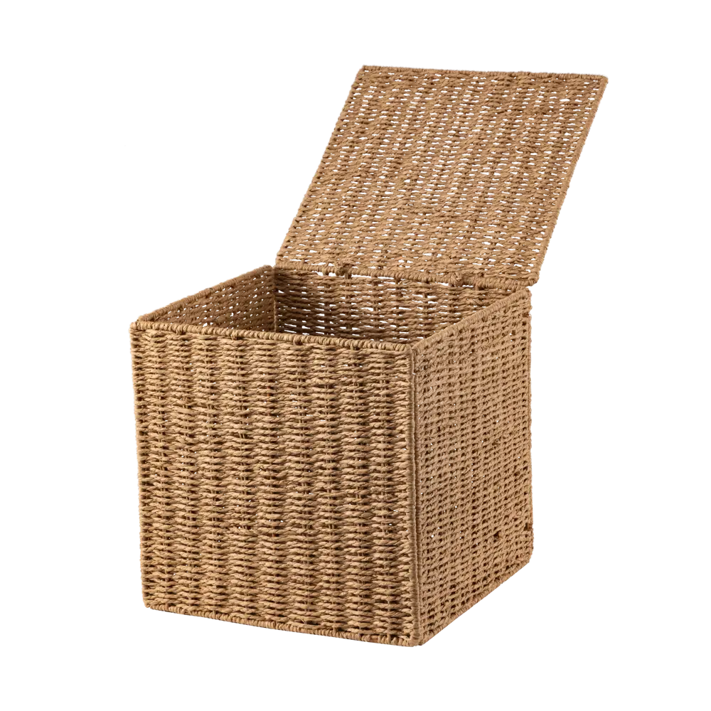 Корз с крышкой 30X30X30 см беж Konsensa STLM-2059812 - Вид №3