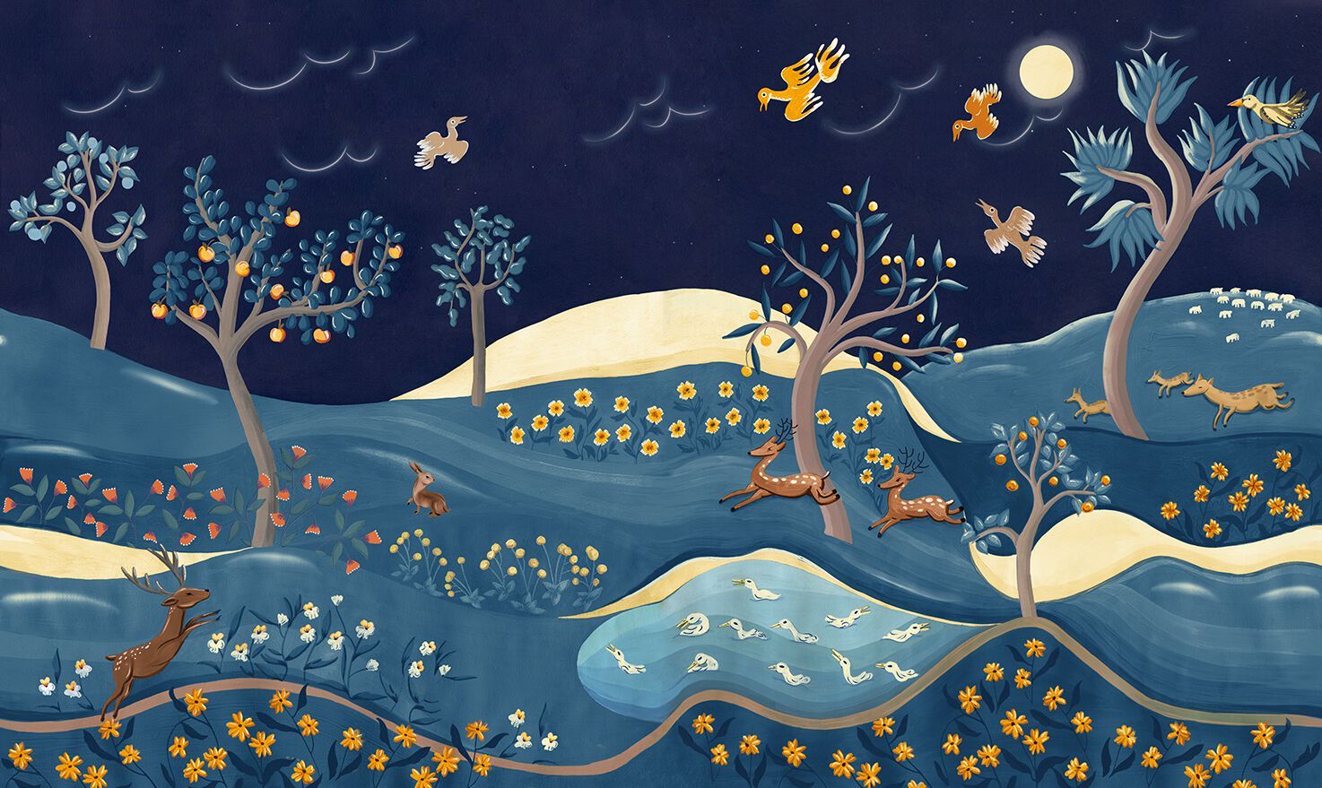 Обои с пейзажами Jannelli&Volpi PASTORALE ARCH-00083299 - Вид №5