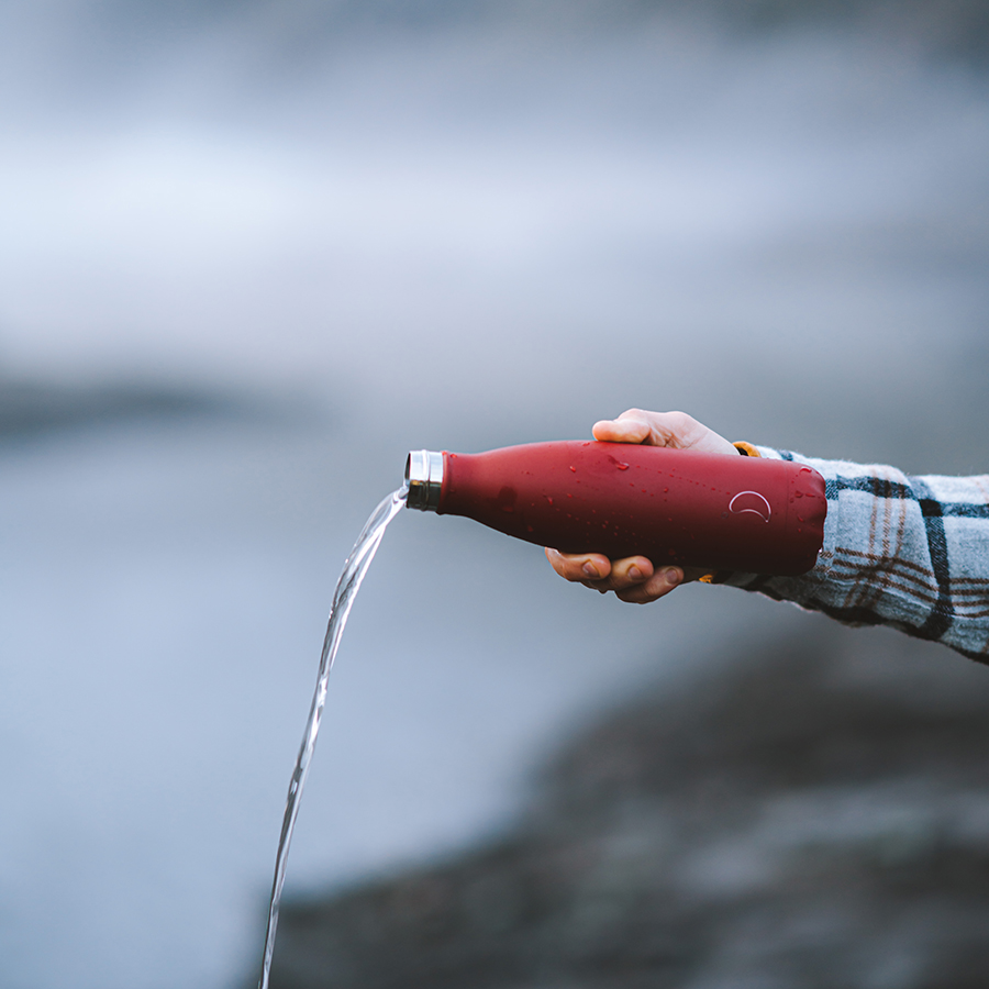 B500MARED Термос matte, 500 мл, красный Chilly's Bottles  - Вид №1