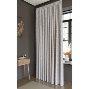 Штора MIAMOZA Лара бежевая 200x280 см с жаккардовой текстурой 89398903