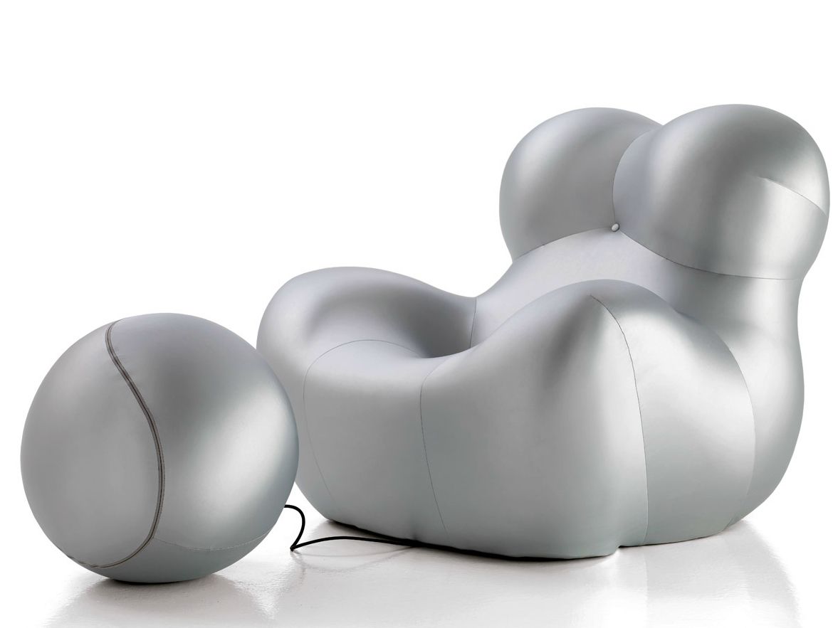 Тканевое кресло с подставкой для ног B&B Italia ARCH-00039311 - Вид №1