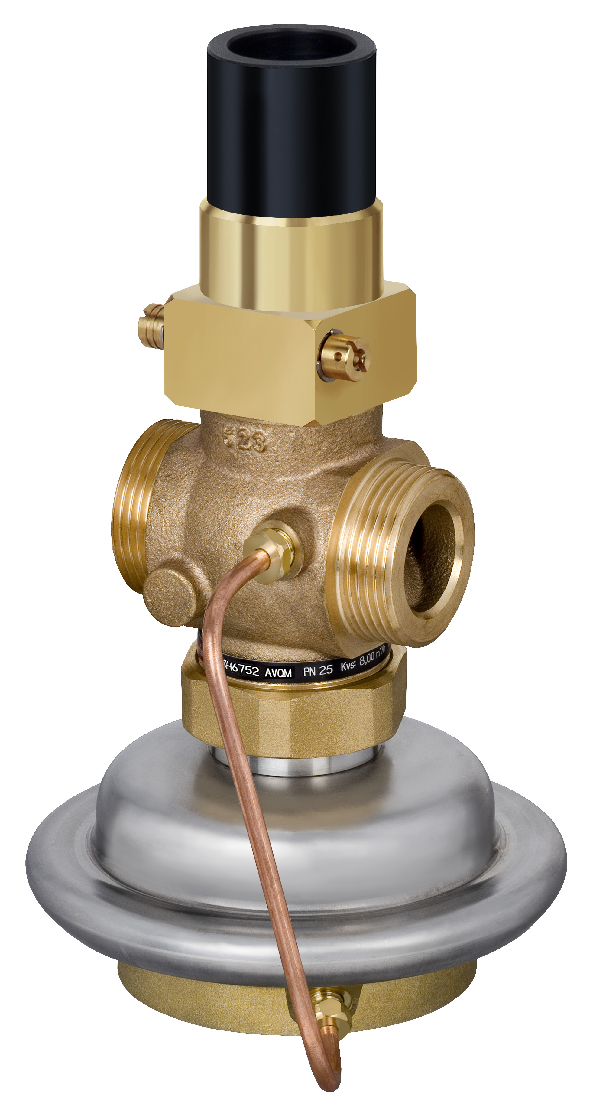 Danfoss Клапан регулирующий комбинированный AVQM с наружной резьбой или фланцевый Комб. р-рAVQM PN25 50/25 //0,2/фл. 003H6758  - Вид №40