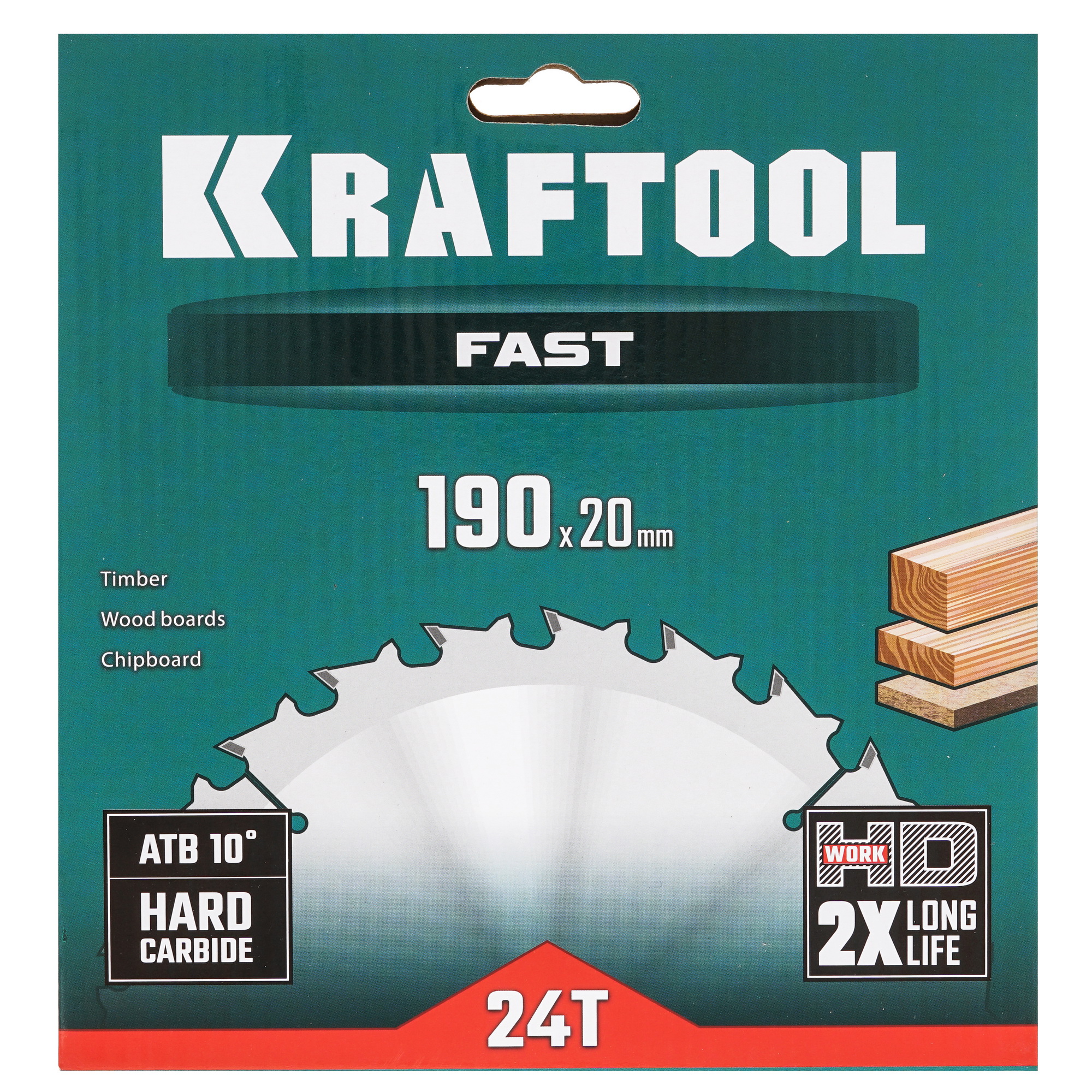 Диск пильный KRAFTOOL 36950-190-20 9108025 STDN-0022797 - Вид №3